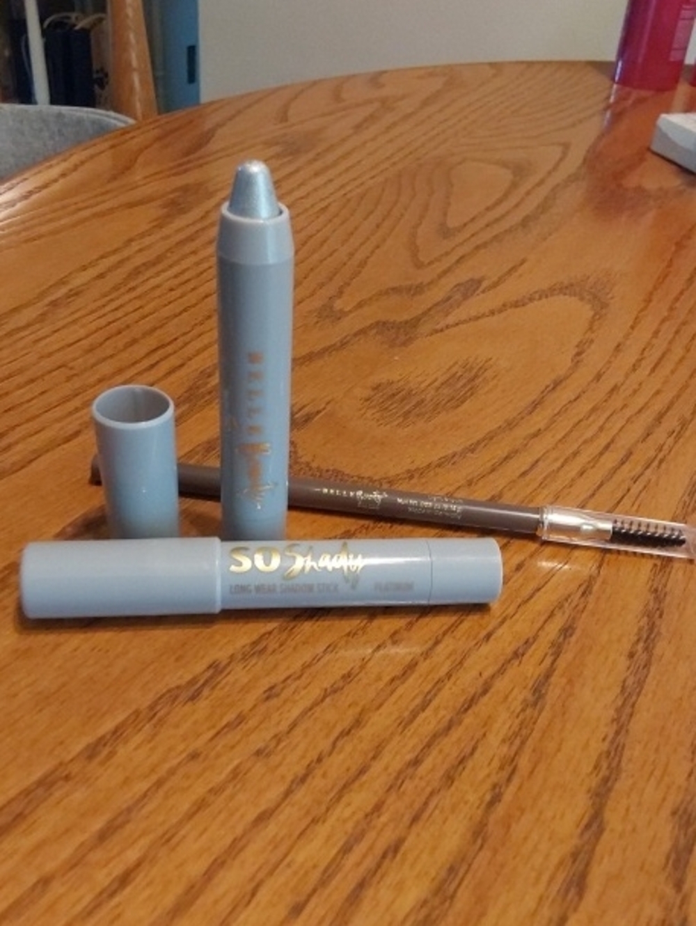 Belle by Kim Gravel SO Shady Shimmer Eyeshadow Stick (2) Plus Light Brown Brow